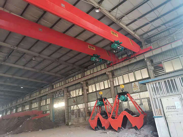 Bridge Crane with Grab Bucket