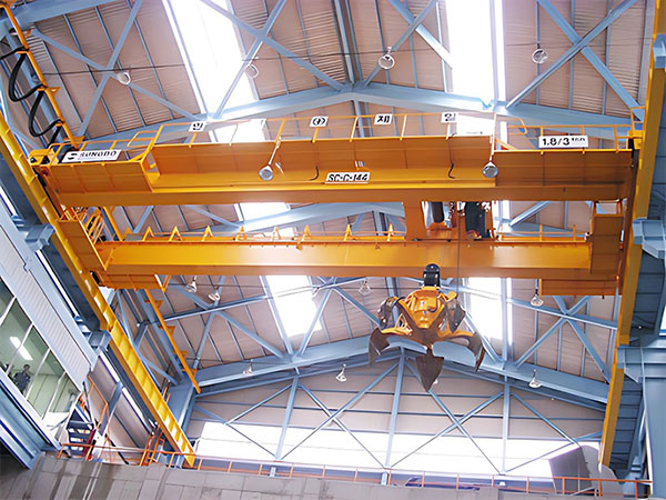 Bridge Crane with Grab Bucket